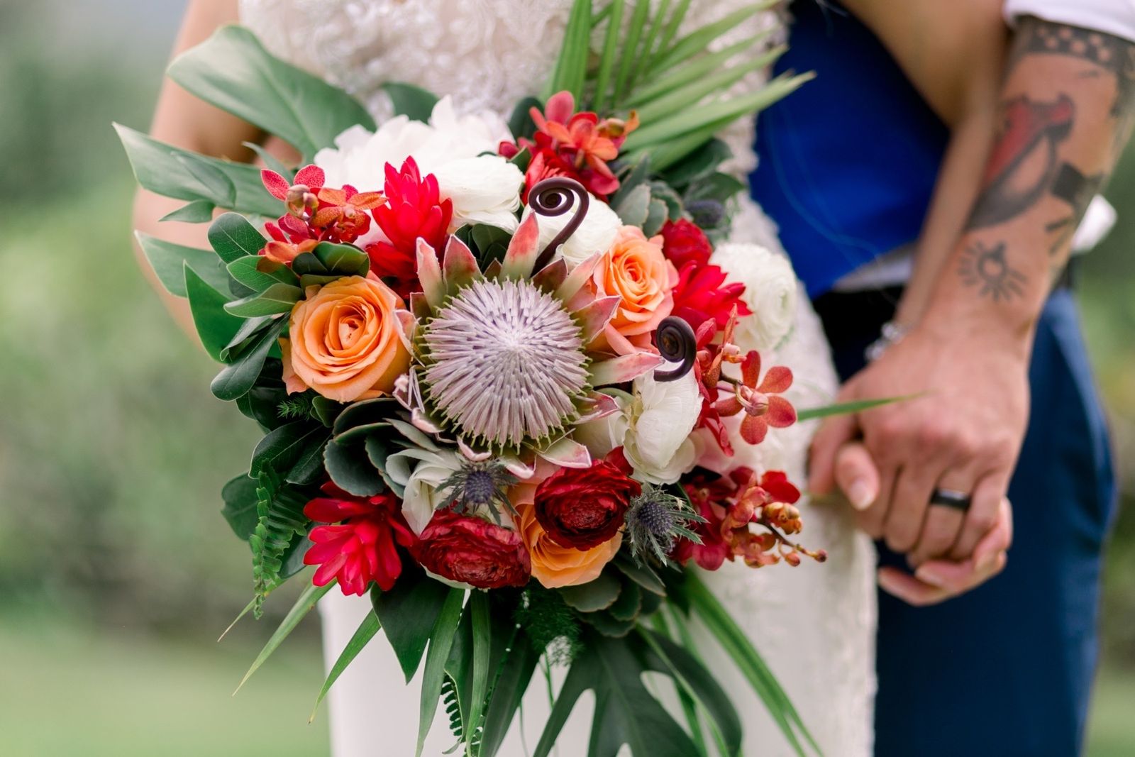 Hawaiian Wedding Flowers Kauai Elopements